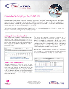 ACA Employer Report Guide Cover Image