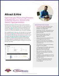 Attract and Hire Product Profile Cover Image