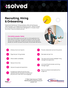 Connecticut Recruitment and employee onboarding