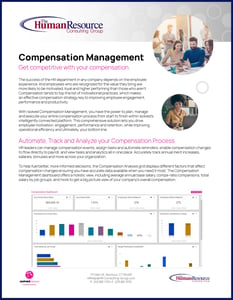 Compensation Management Product Profile - Cover