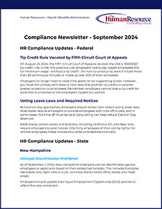 Compliance Newsletter - September 2024 - Cover (300px)