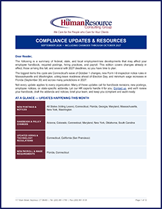 September 2026 Compliance Newsletter Cover Image