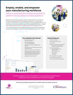 HRCG - Manufacturing HCM Solution Info Sheet