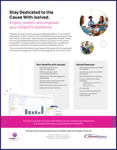 HRCG - Nonprofit HCM Solution Info Sheet - Cover