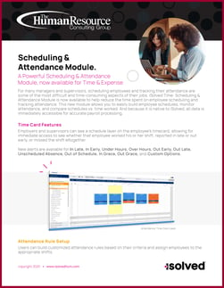 HRCG - Scheduling & Attendance Guide