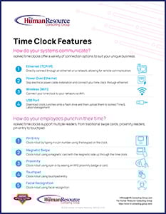 Time Clock Feature List Cover Image