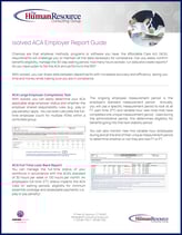 HRCG - ACA Employer Report Guide - Cover