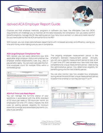 HRCG - ACA Employer Report Guide