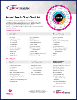HRCG - isolved People Cloud Checklist