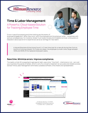 HRCG - Time & Labor Management Info Sheet - Cover