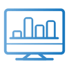 Business Analytics Screen Icon