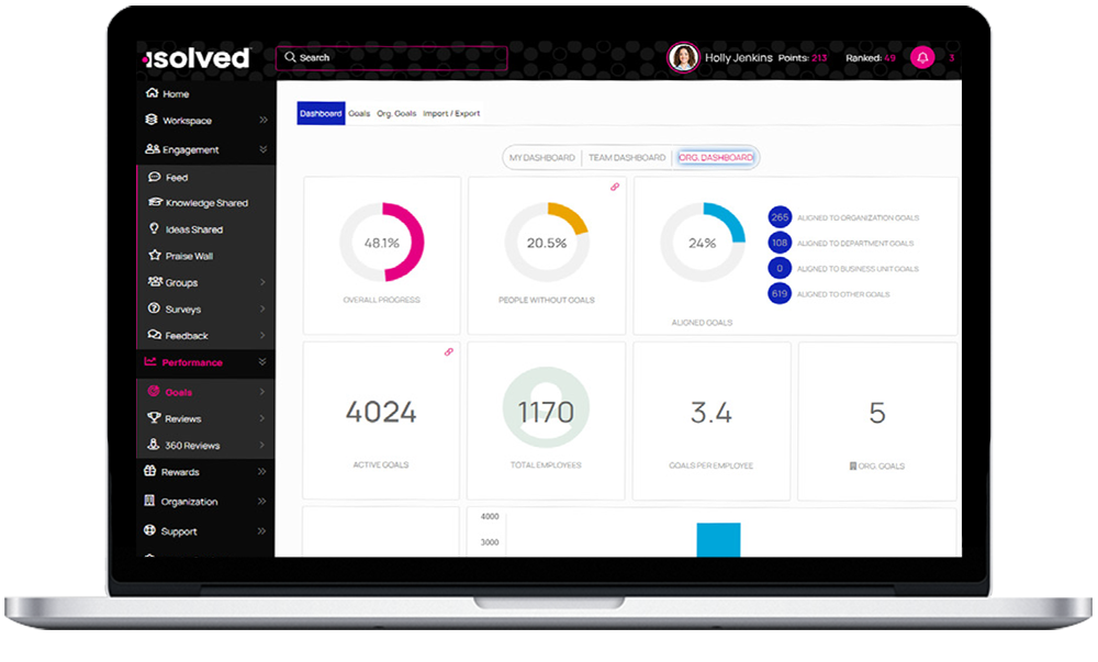Performance Management Software Interface