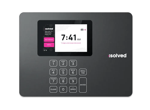 isolved NXG G2 Pro Time Clock Device Image