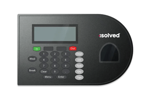 isolved Velocity Time Clock Device